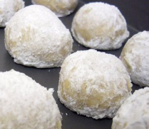 Walnut Snowball Cookies