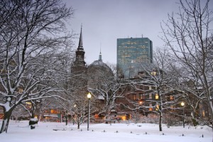 boston in snow